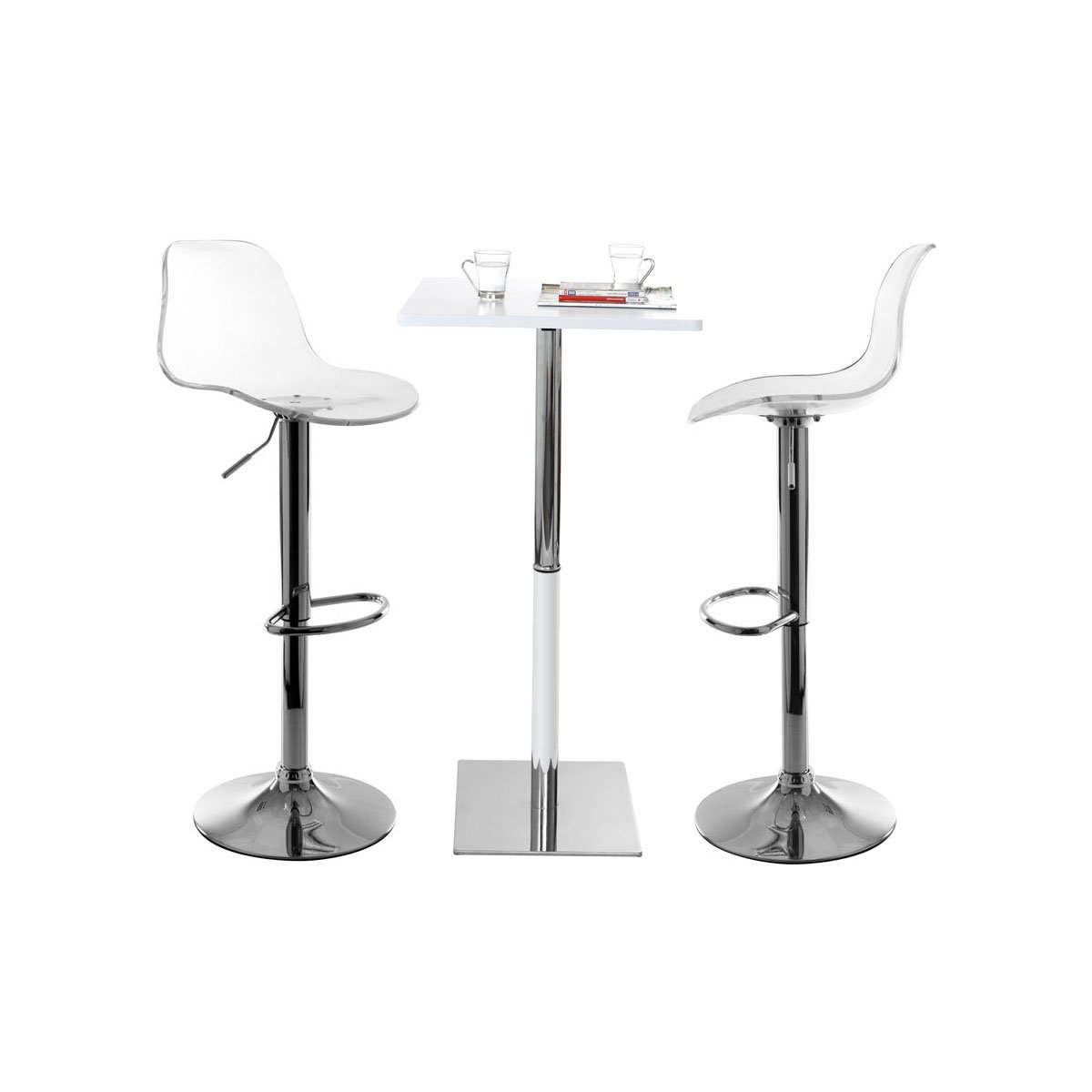 Tabouret de bar transparent GALILEO transparent, MILIBOO