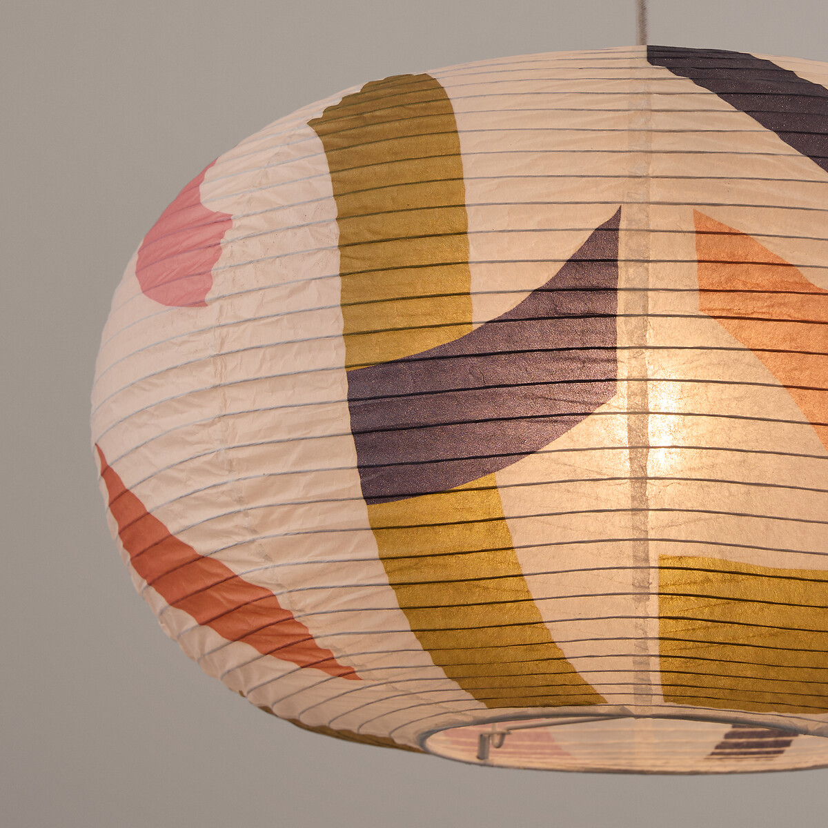 Hangbal van bedrukt rijstpapier, WONDER multicolor, MAPOÉSIE X LA REDOUTE INTÉRIEURS