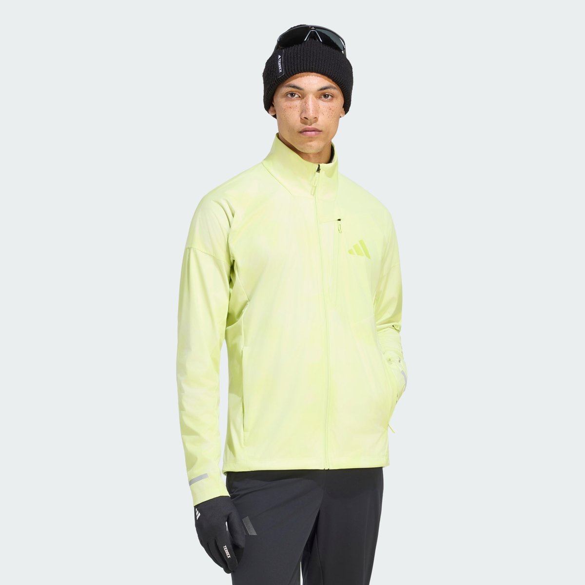 Veste De Ski De Fond Softshell Terrex Xperior semi frozen lemon, adidas Performance