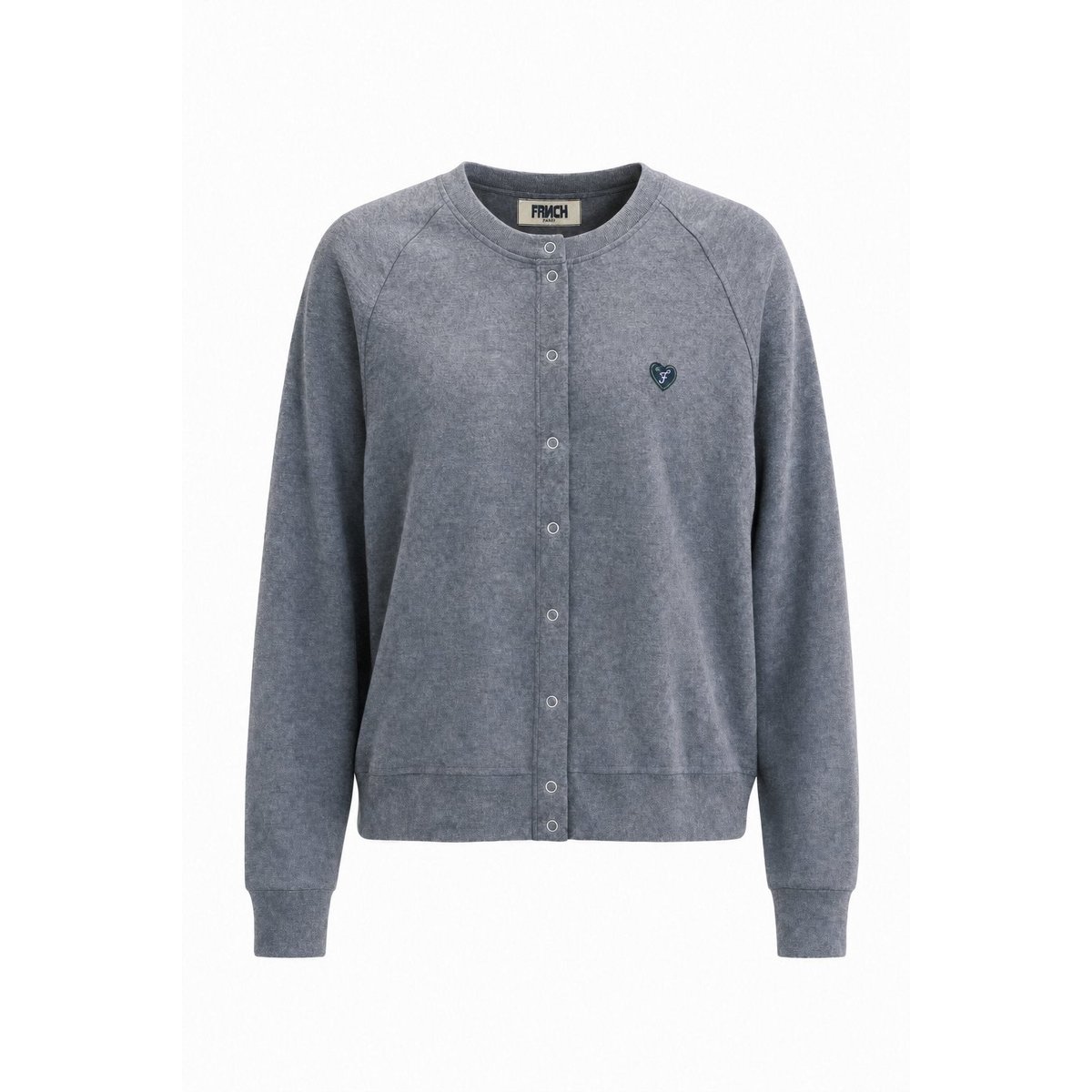 Sweatshirt Itaewon en coton ITAEWON gris, FRNCH