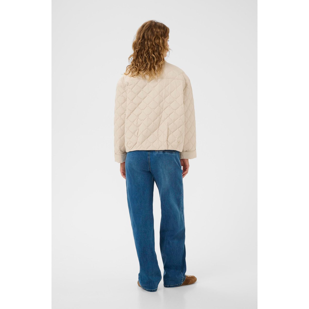 Manteau beige oatmeal, CREAM