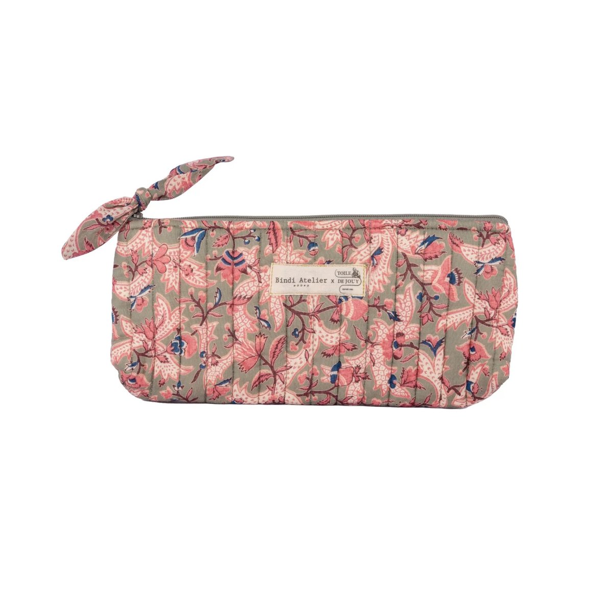 Trousse écolier Toile de Jouy depuis 1760 - Forest vert verde, BINDI ATELIER