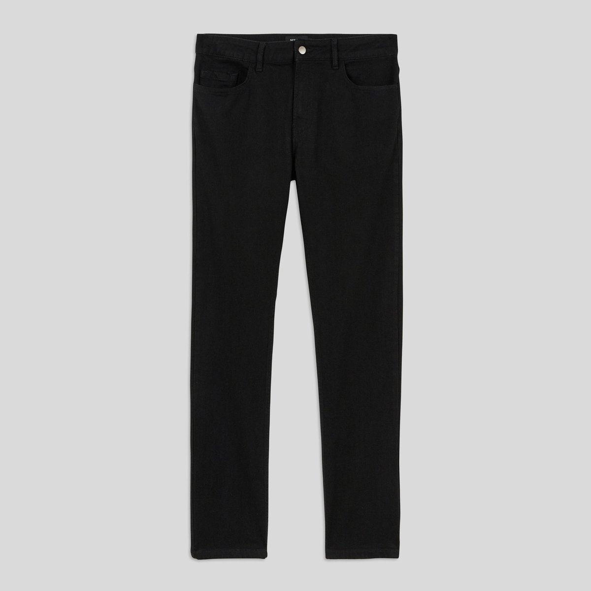 Jean slim contenant du coton noir, MONOPRIX