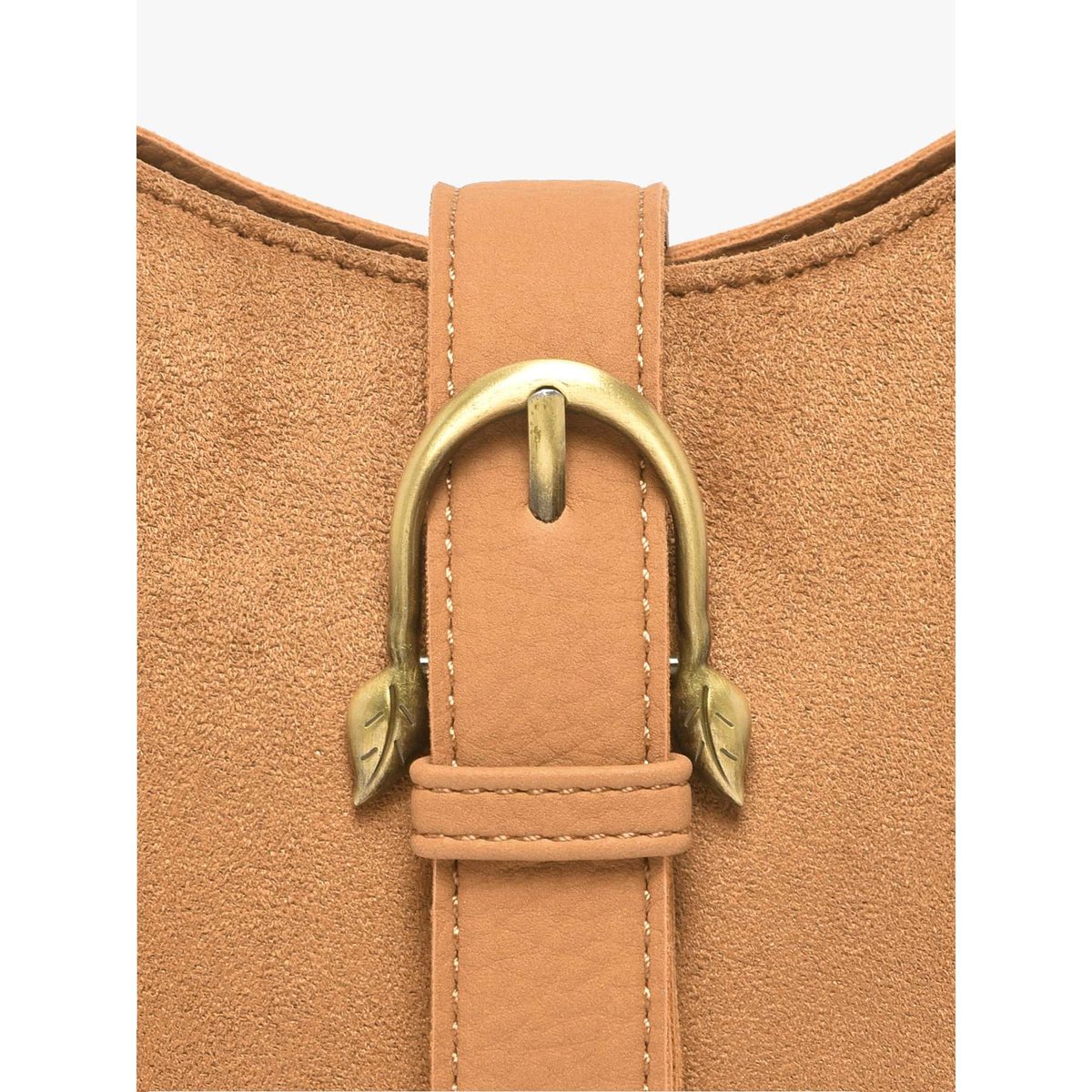 Sac bandoulière Ellebore camel, WOOMEN