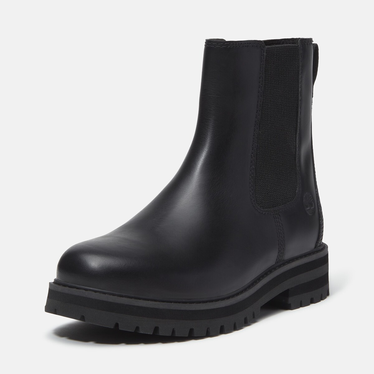 Britton Drive Mid Chelsea Leather Ankle Boots black, TIMBERLAND