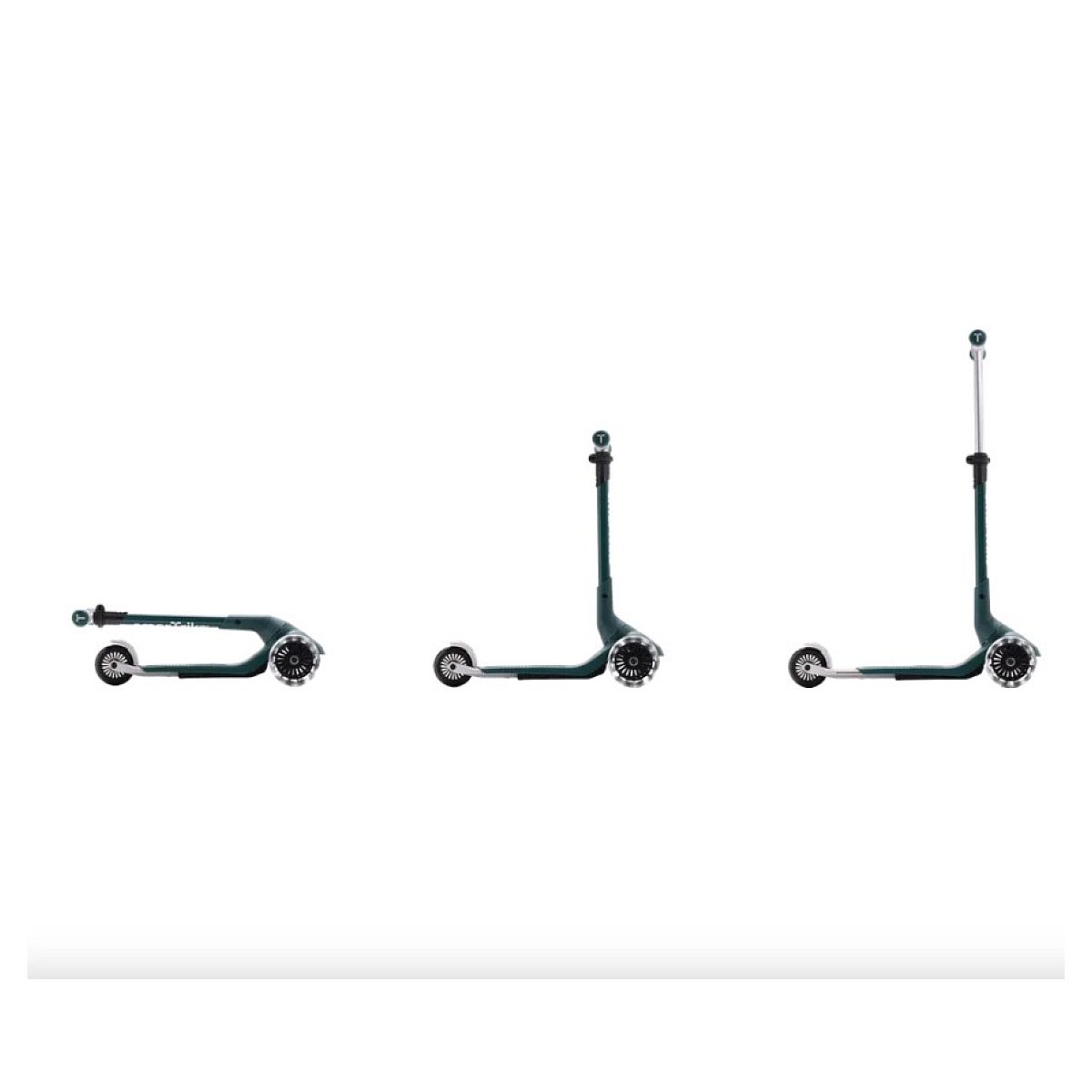 Trottinette 3 Roues Xtend Mini+ - Verte couleur unique, SMARTRIKE