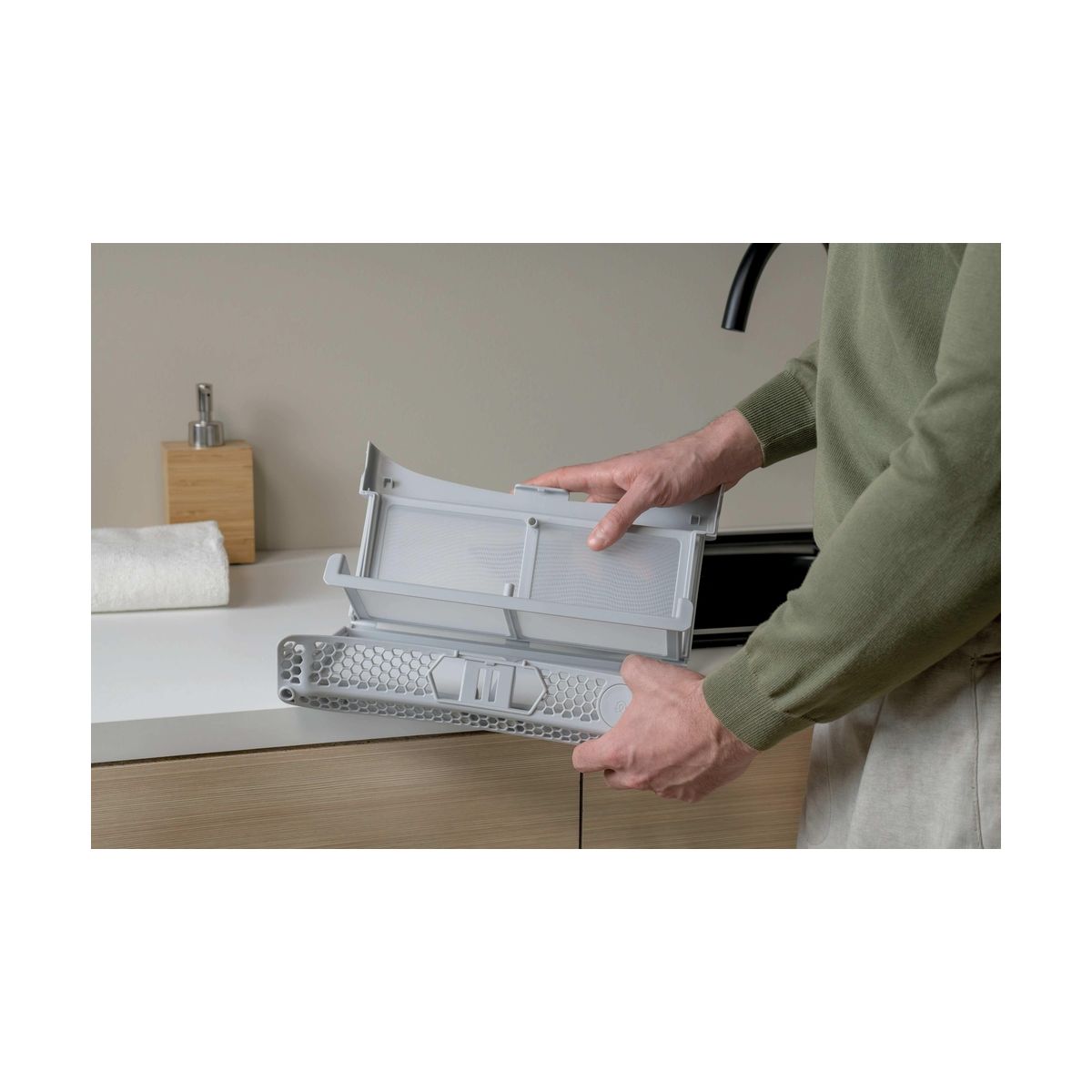 Sèche linge pompe à chaleur HD90-A367U1-FR couleur unique, HAIER