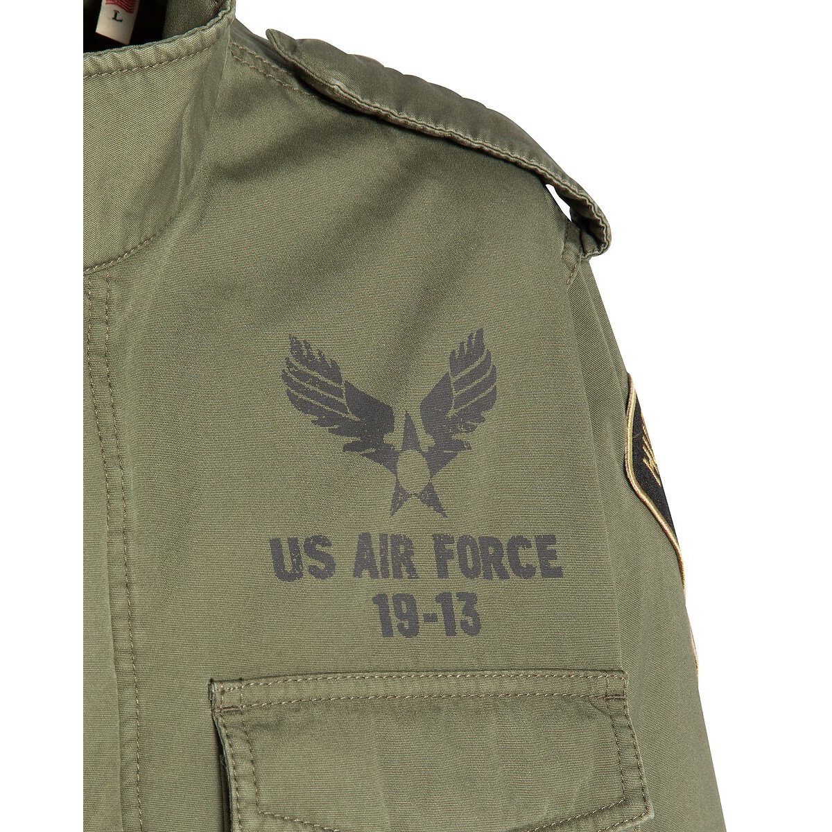 Veste army badges Darden kaki, SCHOTT