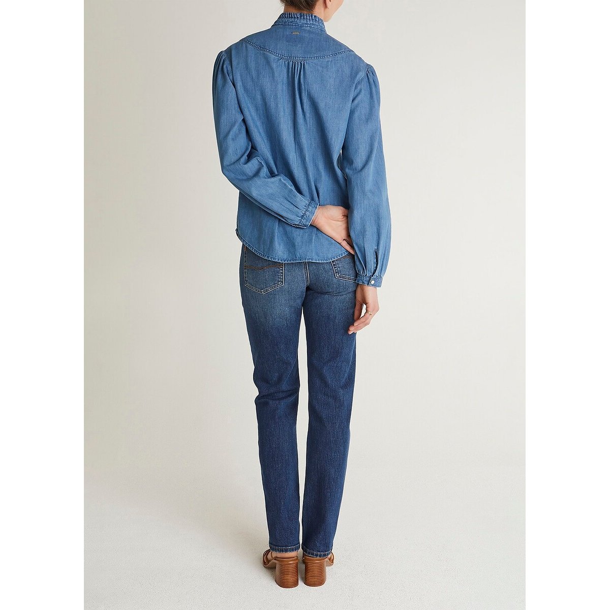 Jean droit taille standard MARY authentic royal blue, PEPE JEANS
