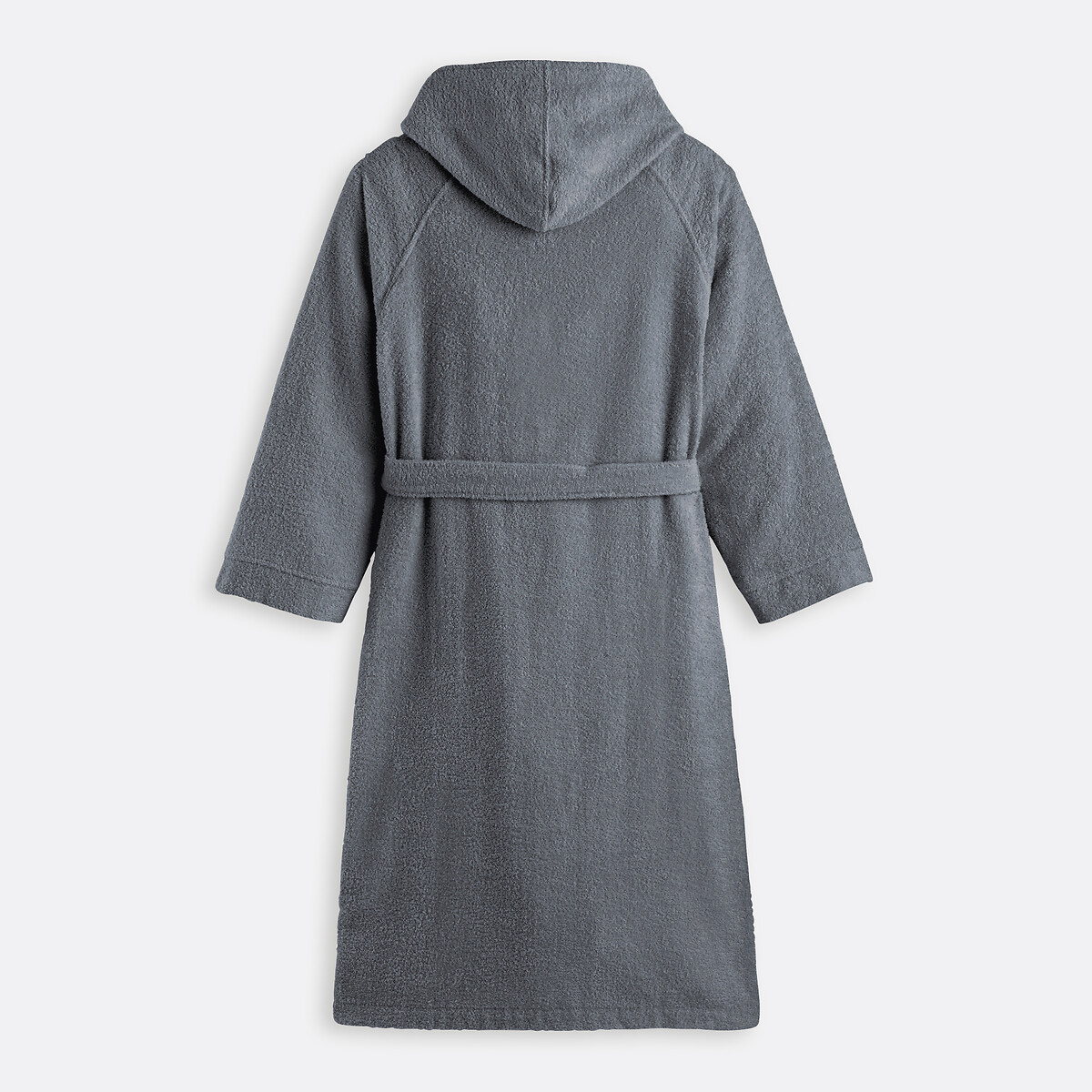 Scenario Hooded Bathrobe dark grey, LA REDOUTE INTERIEURS