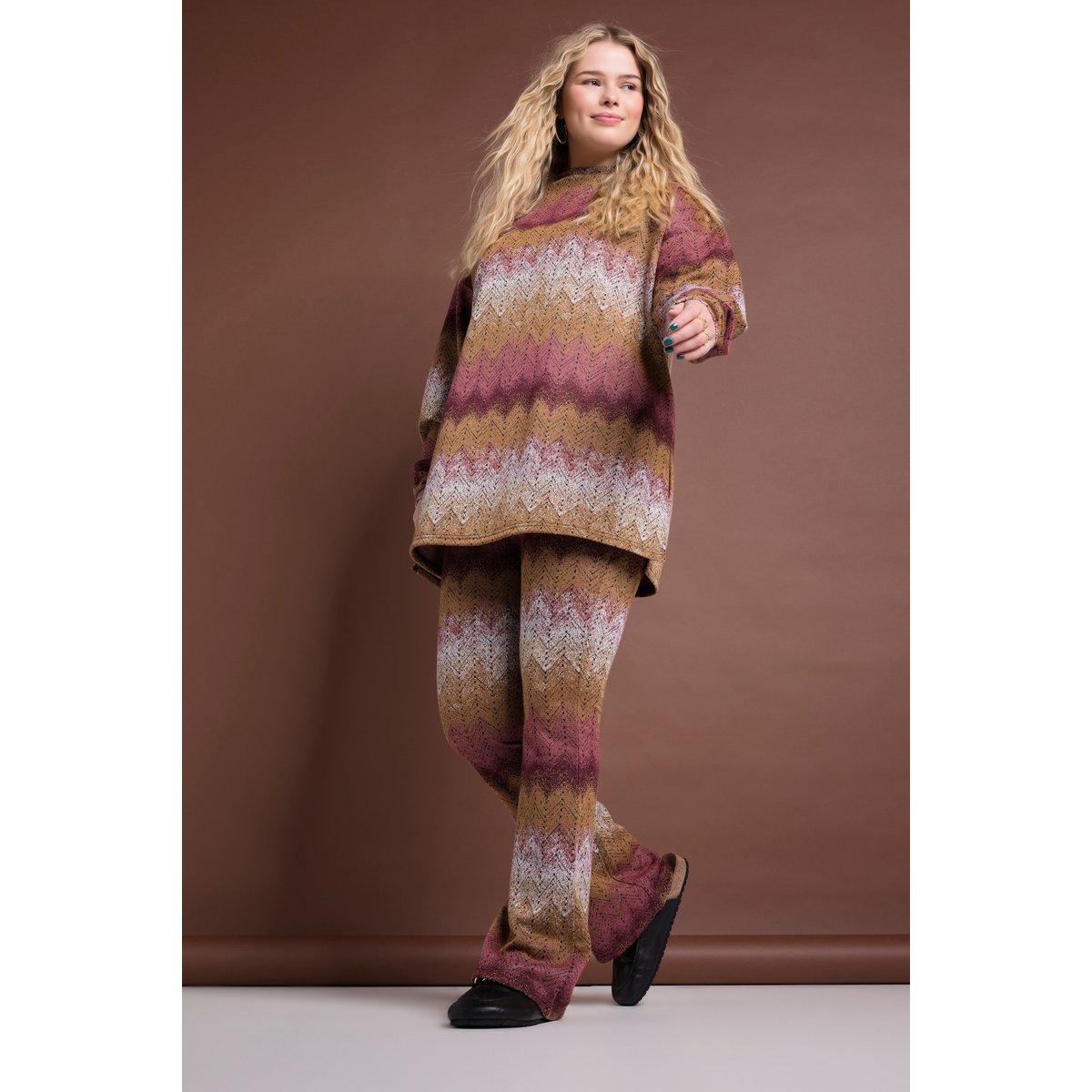 Pantalon à pattes d'éléphant, legging chianti, STUDIO UNTOLD