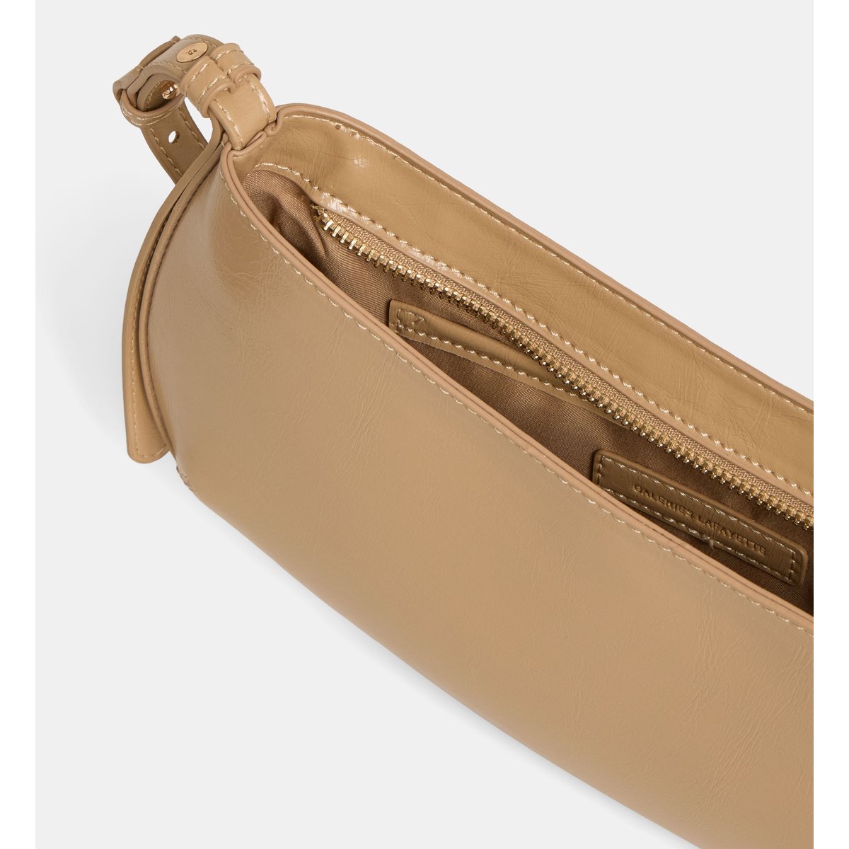 Sac à main coline vernis taupe, GALERIES LAFAYETTE