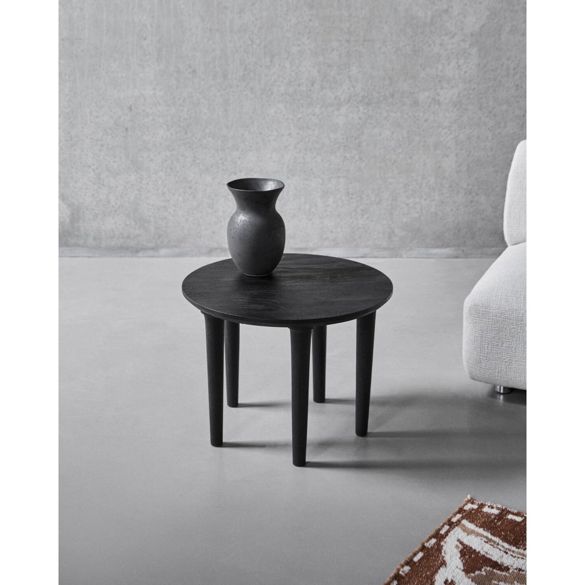 Table basse en bois de manguier Zanzi noir, HOUSE DOCTOR