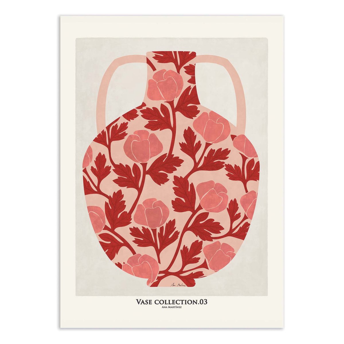 Affiche d'art - Vase collection V3 - El Buen Limon couleur unique, WALL EDITIONS