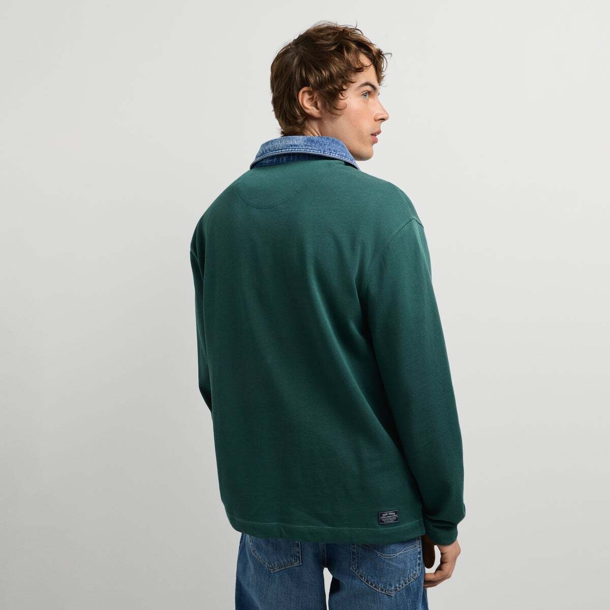 Polo Rugby Manches Longues Coupe Regular richmond green, PEPE JEANS
