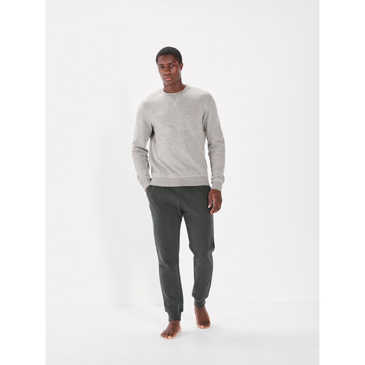 Pantalon de jogging à ourlets élastiques gris anthracite, NEXT