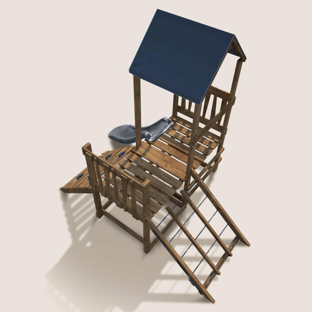 Aire de jeux en bois premier âge ATHENES marron, SOULET