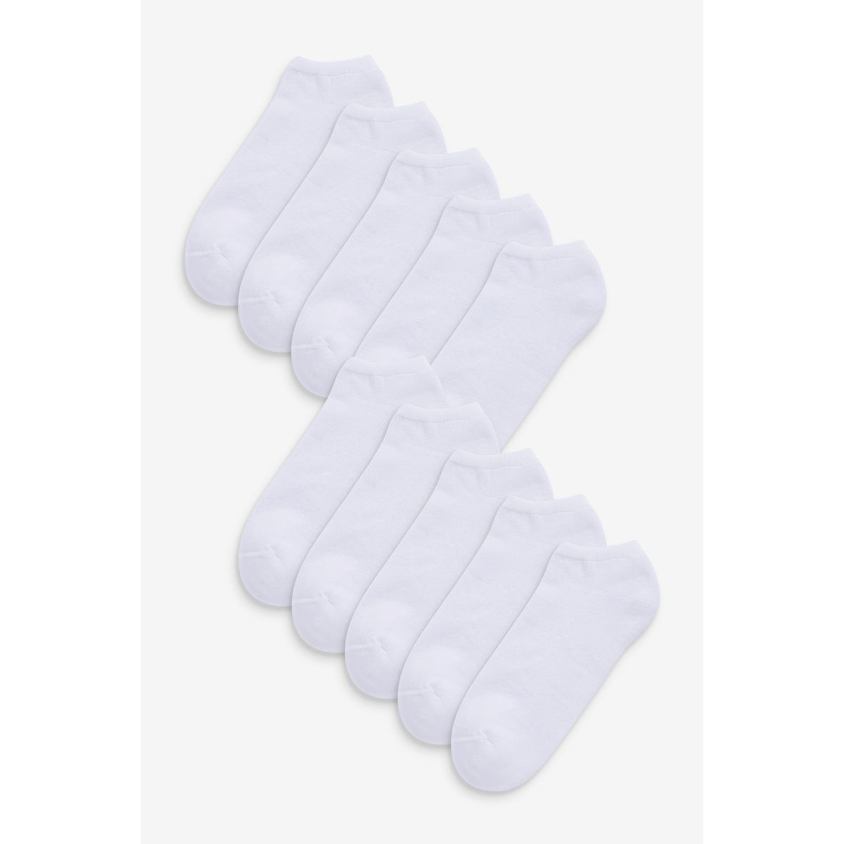 Chaussettes de sport rembourrées-lot 10 blanc, NEXT