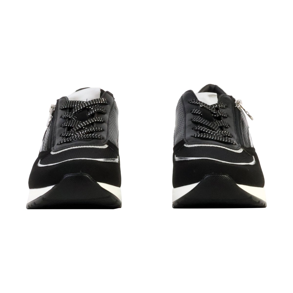 Basket à Lacets noir, ENZA NUCCI