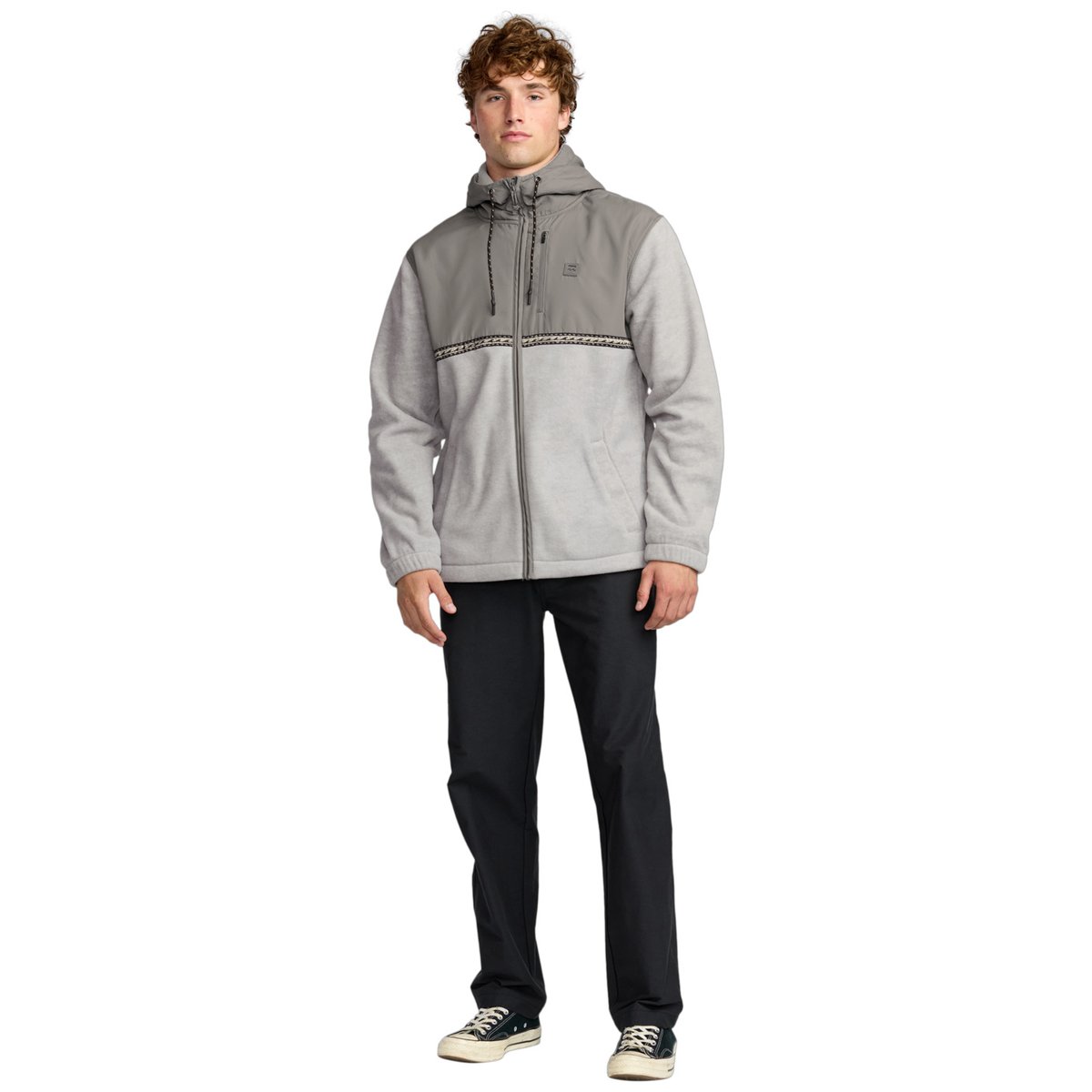 Polaire zippée BOUNDARY LITE ZIP gris grey heather, BILLABONG