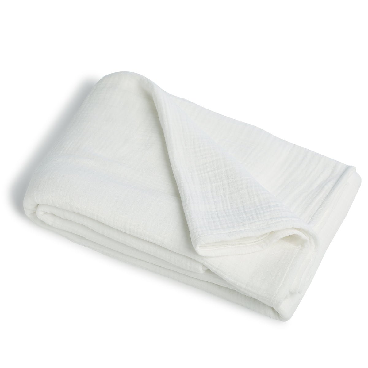 Nappe gaze de coton ALMA Made in Europe blanc, FEBRONIE