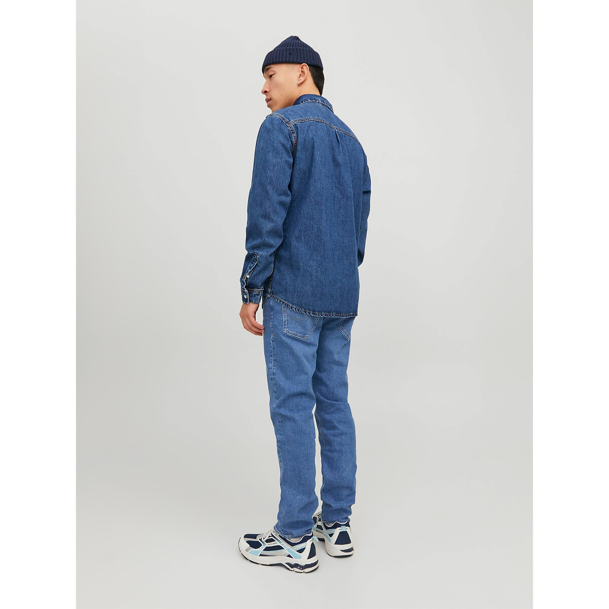 Mike Straight Jeans denim blue , JACK & JONES