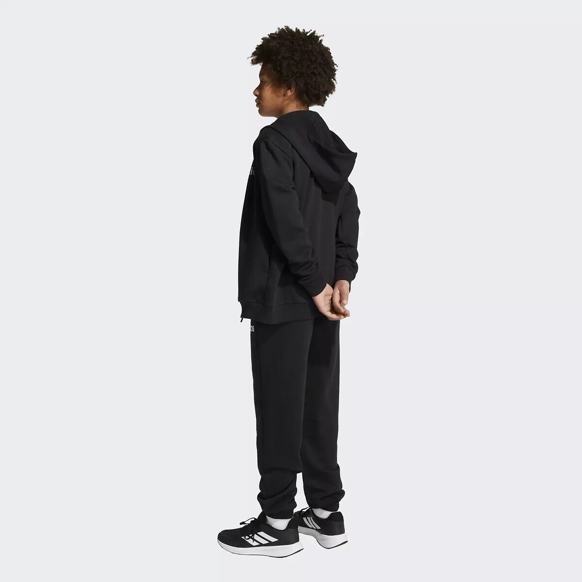 Conjunto em moletão, ESSENTIALS preto , ADIDAS SPORTSWEAR