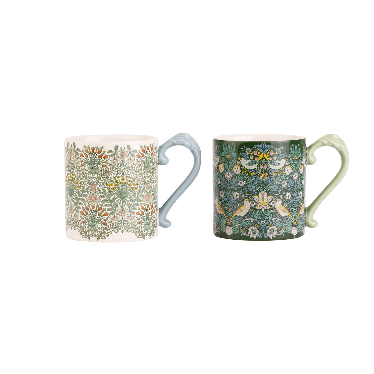 Set of 2 Kitchen Garden Mugs multi-coloured, WILLIAM MORRIS AT HOME