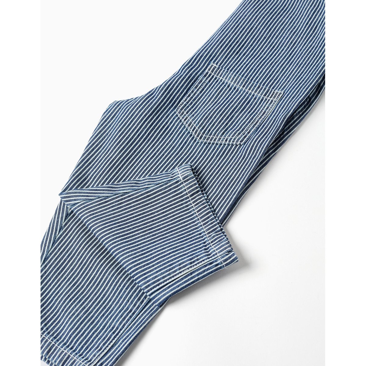 Salopette en jean à rayures avec poches bleu, ZIPPY