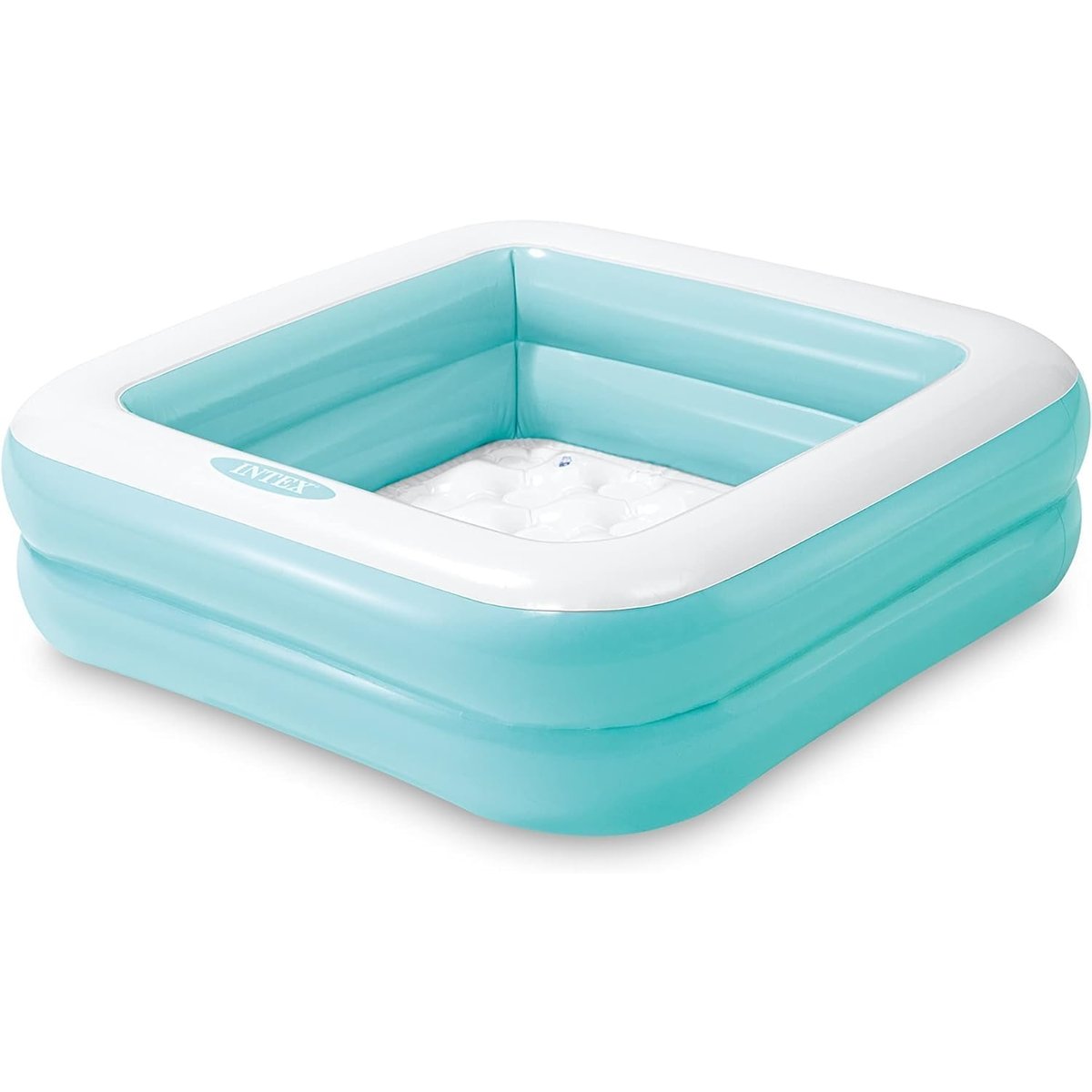 Pataugeoire carrée pour les tout petits- Rose ou vert couleur unique, INTEX
