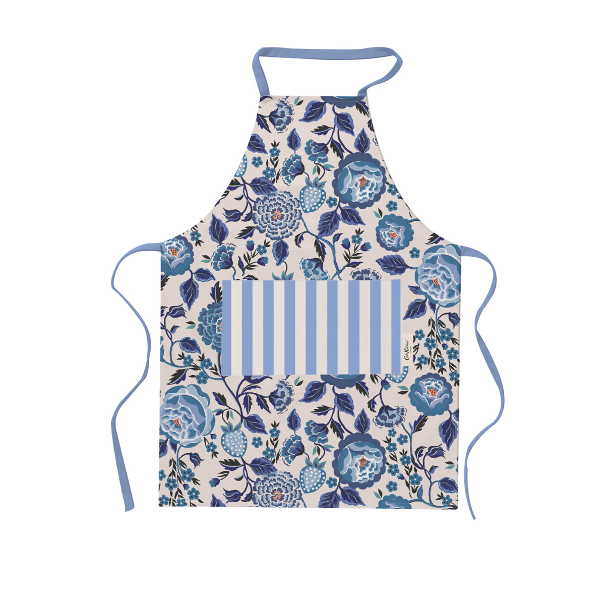Strawberry Garden Easy Adjust Apron blue, CATH KIDSTON