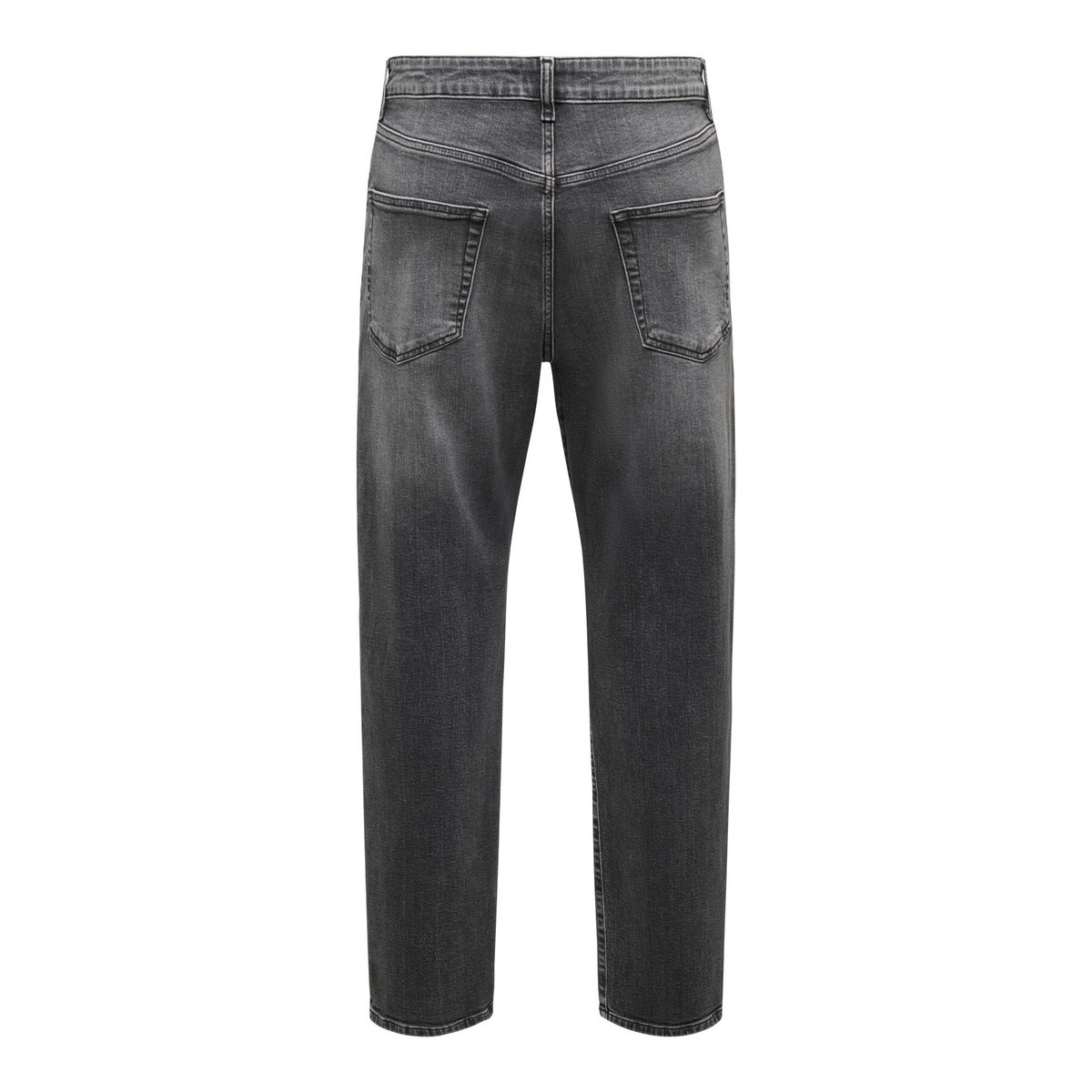 Jean À Coupe Ample noire - washed black 1, ONLY & SONS