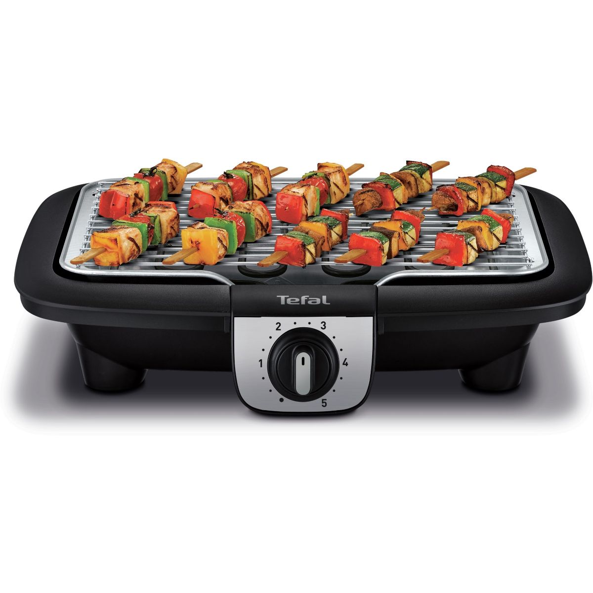 Barbecue électrique BG931812 easygrill 2 en 1 sur pieds, 35x21 cm noir, TEFAL