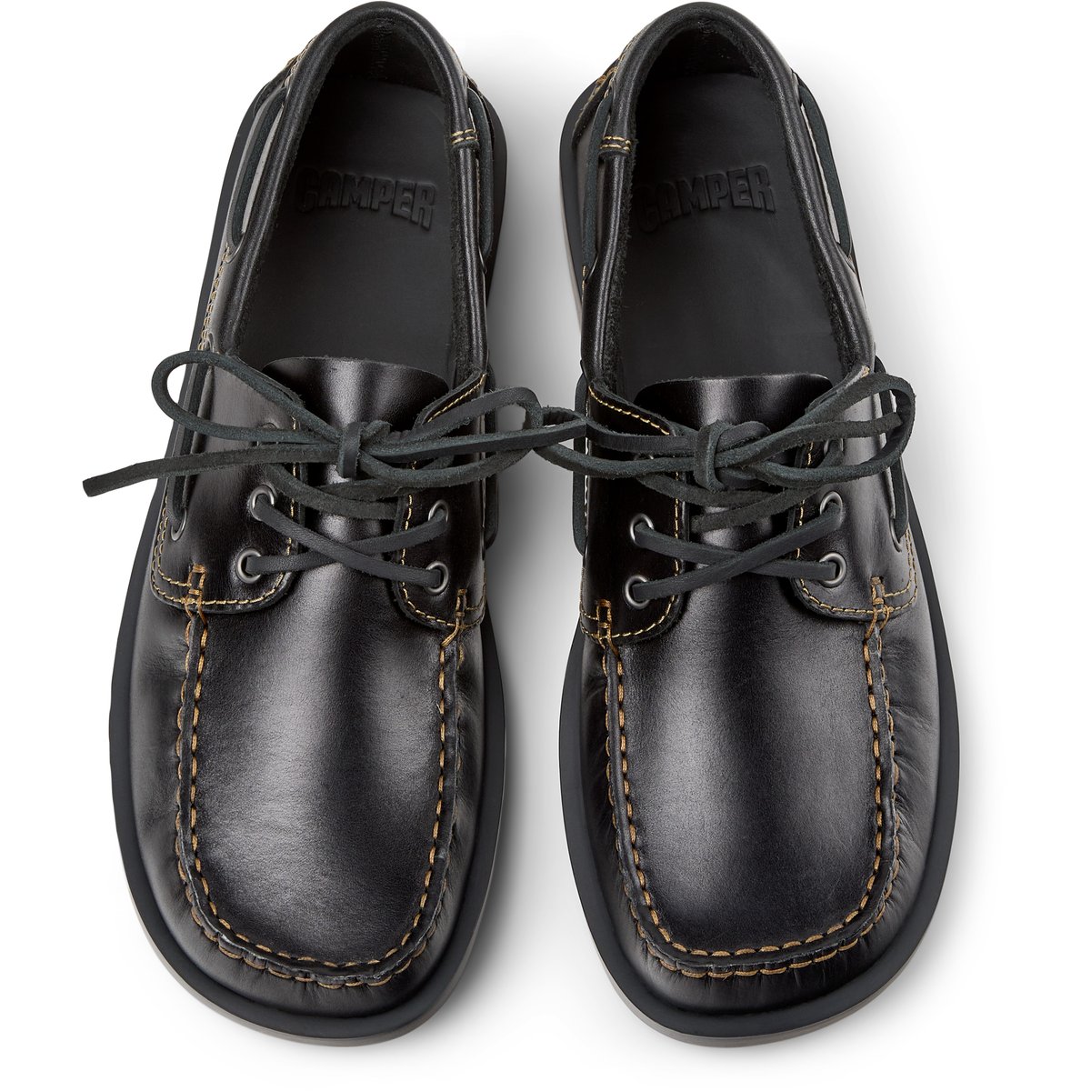 Derbies Cuir DON noir, CAMPER