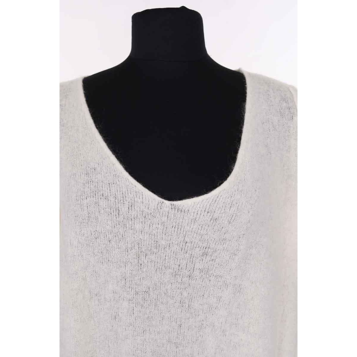 Pull - Très Bon État blanc, AMERICAN VINTAGE