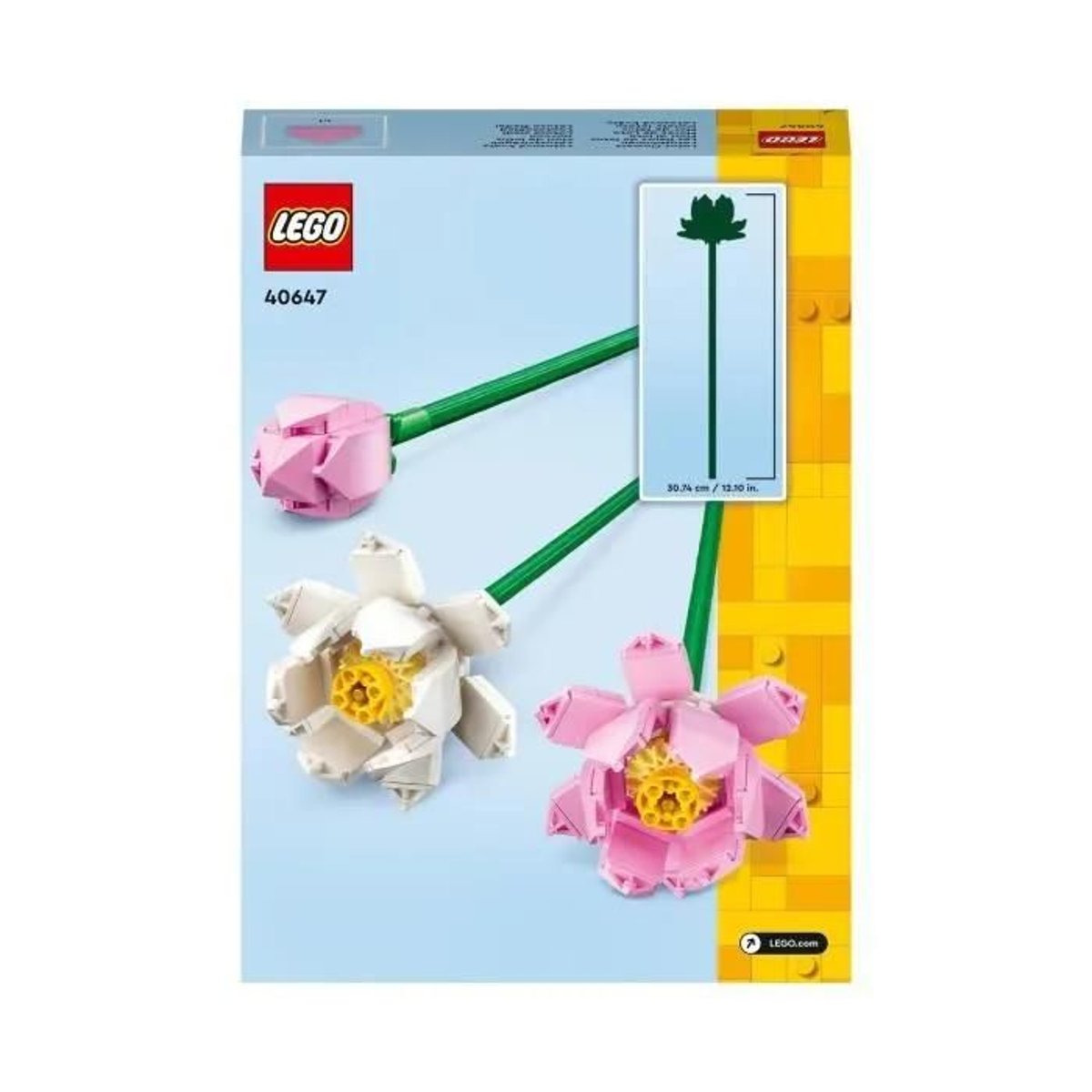 LEGO Botanicals - Bouquet de Fleurs de Lotus - 40647 rose, blanc, LEGO