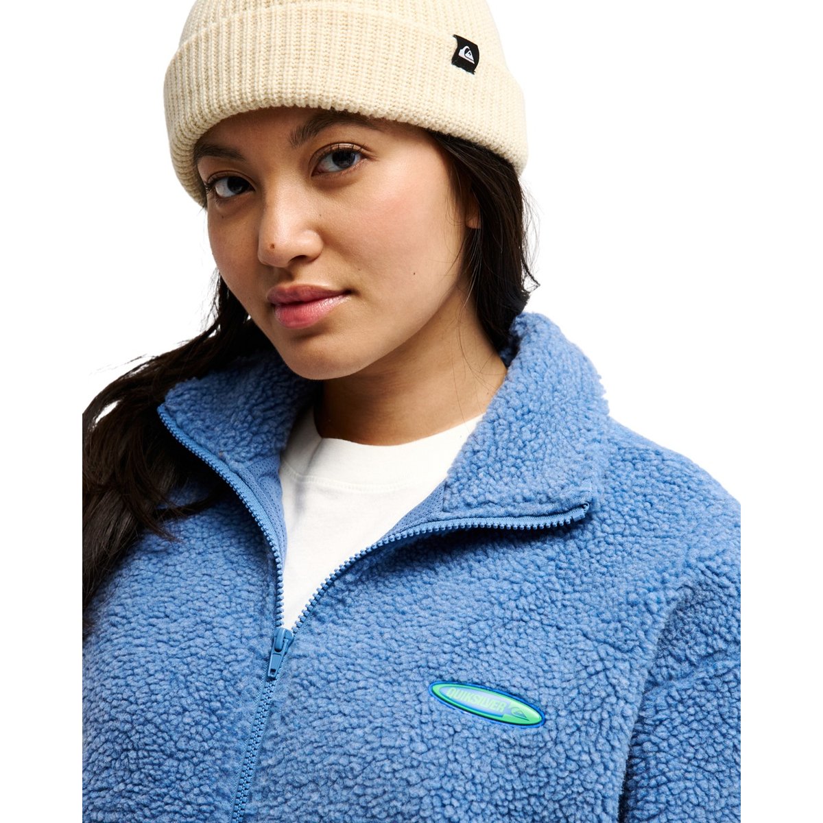 Veste Sherpa ELFIN BAY bleu quiet harbor, QUIKSILVER
