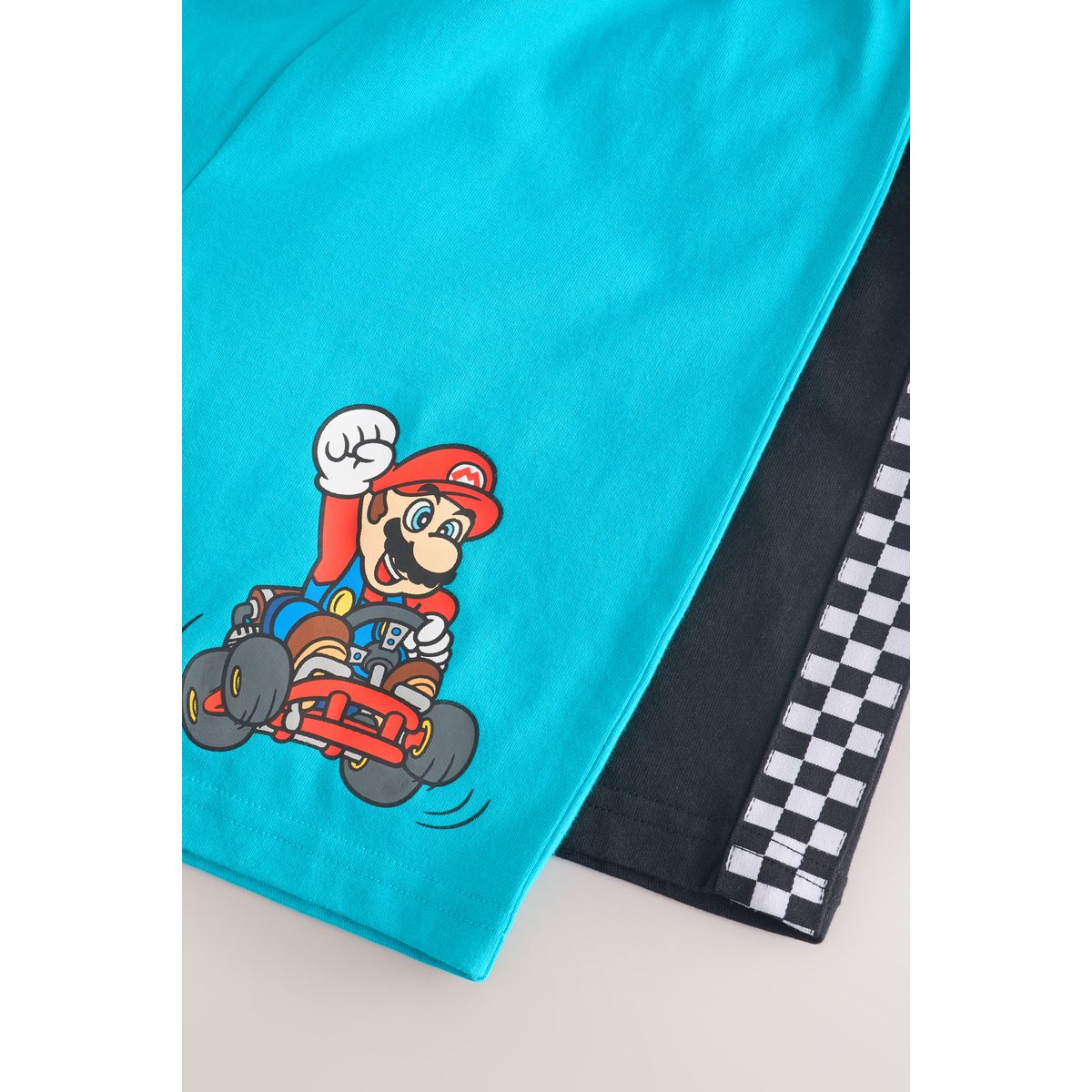Pyjama short 100 % coton, lot de 2 mario kart bleu/rouge, NEXT