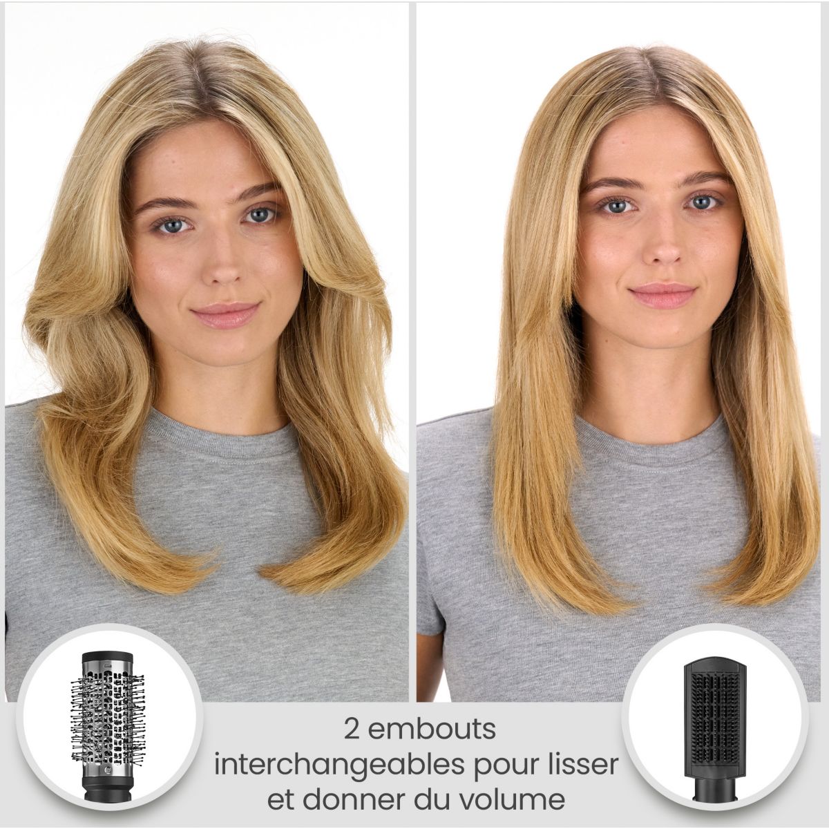 Brosse soufflante AS918PE Sapphire couleur unique, BABYLISS