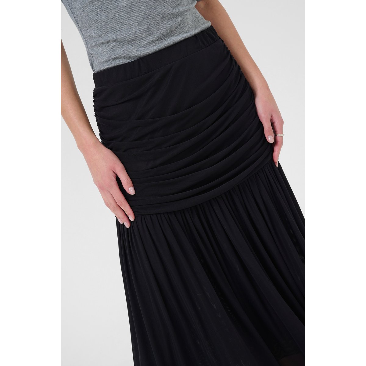 Jupe casual noir, KAFFE