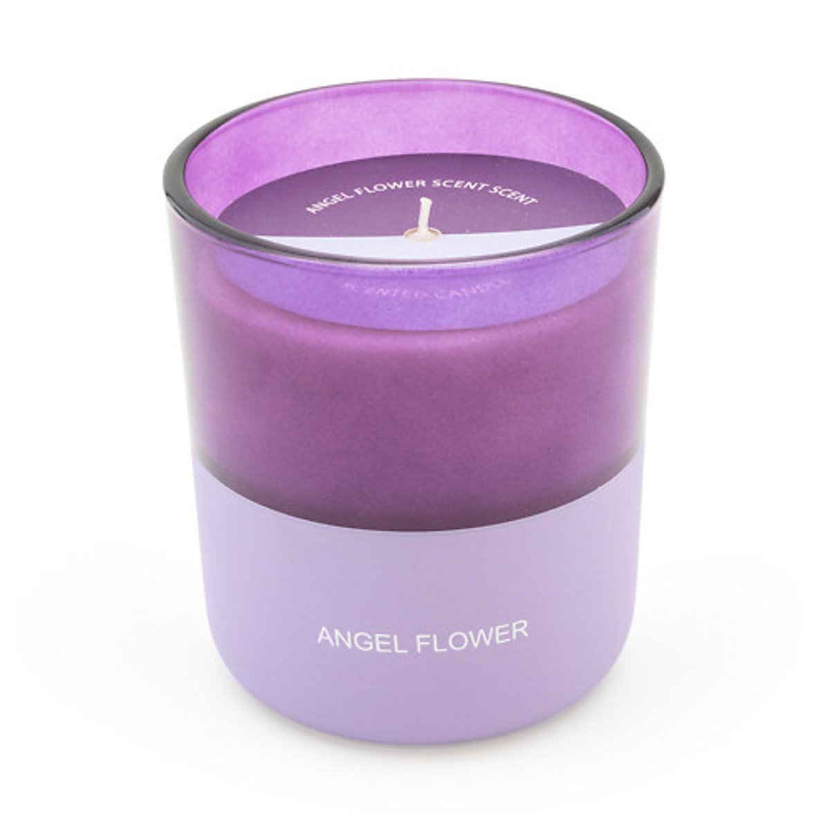 Angel Flower Two-Tone Candle purple, SO'HOME