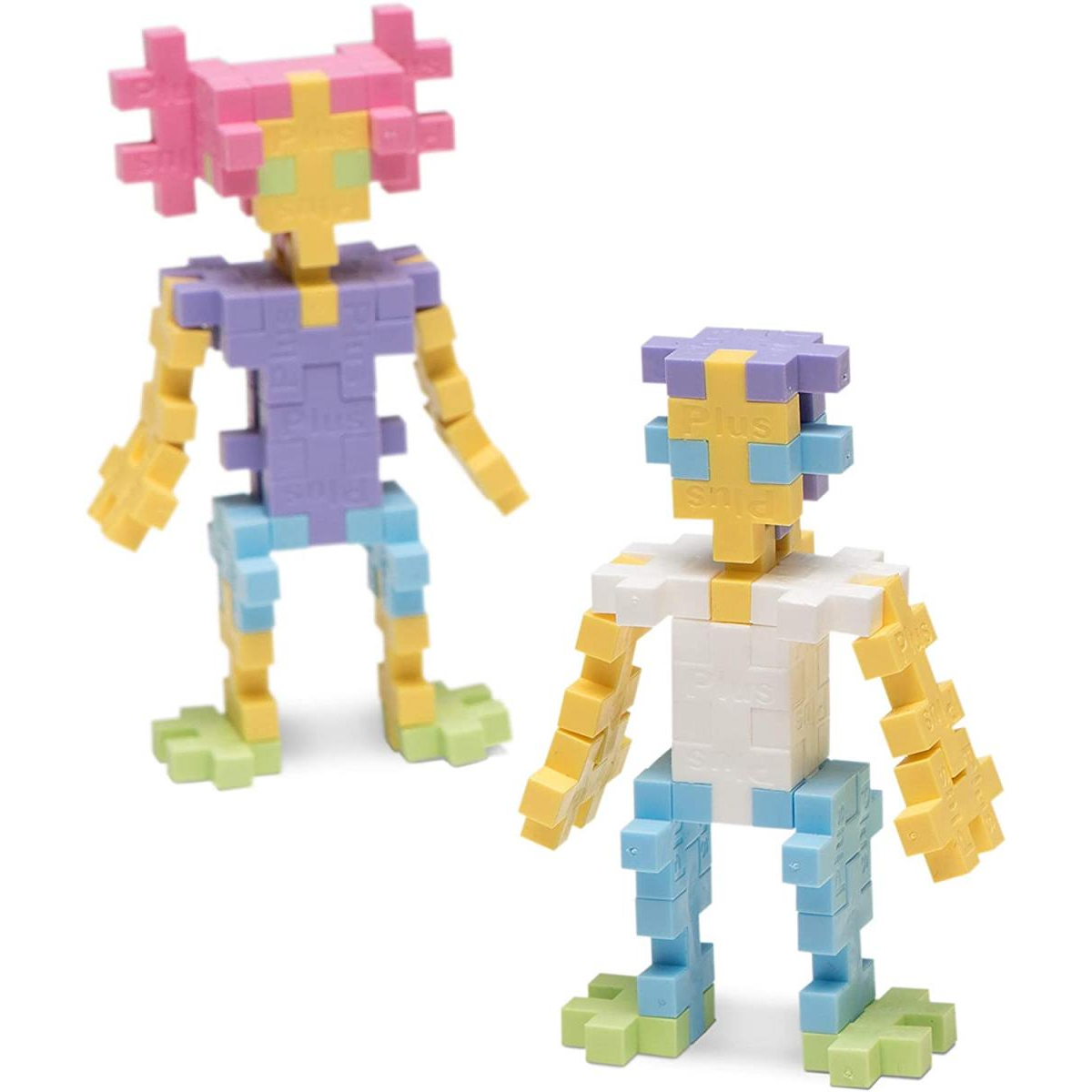 Plus-Plus Box Mini Pastel 600 pcs couleur unique, PLUSPLUS