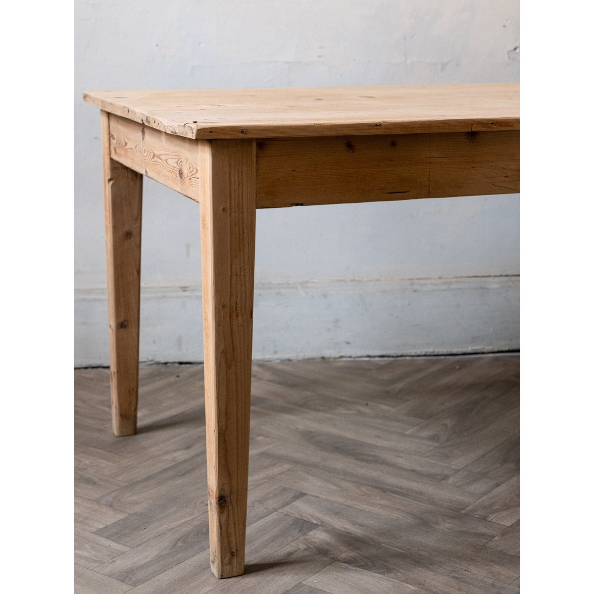 Table à manger de ferme en bois Romy N°1464 - Bon état bois clair, DEBONGOUT