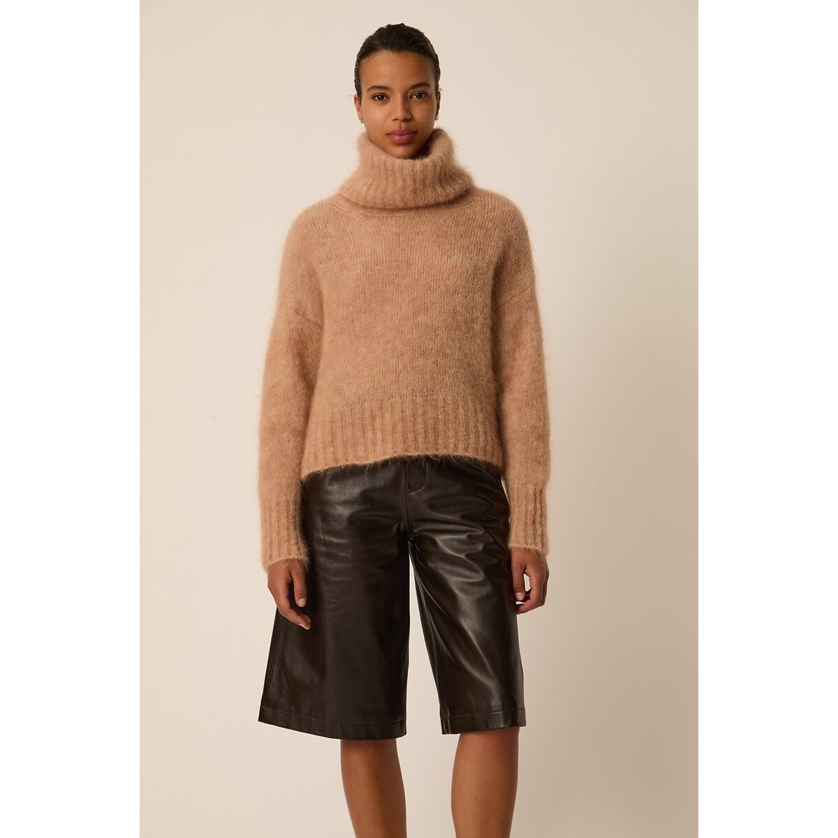 Pull col roulé, ALIRA blush, DES PETITS HAUTS