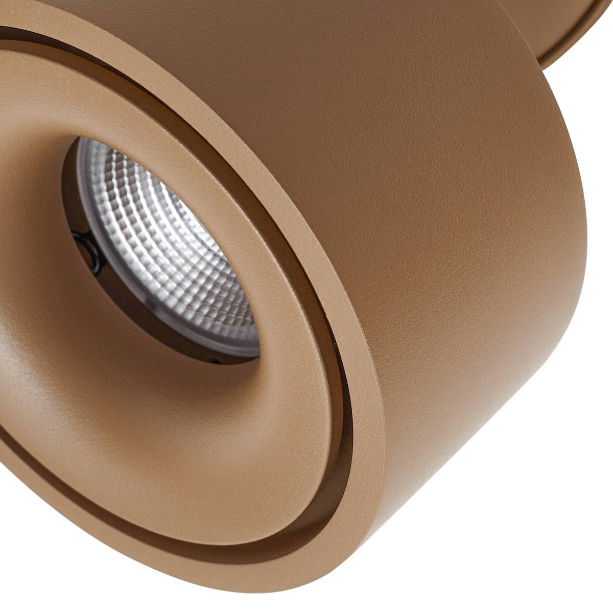 Plafonnier en aluminium moderneLED, Rotari brun, ARCCHIO