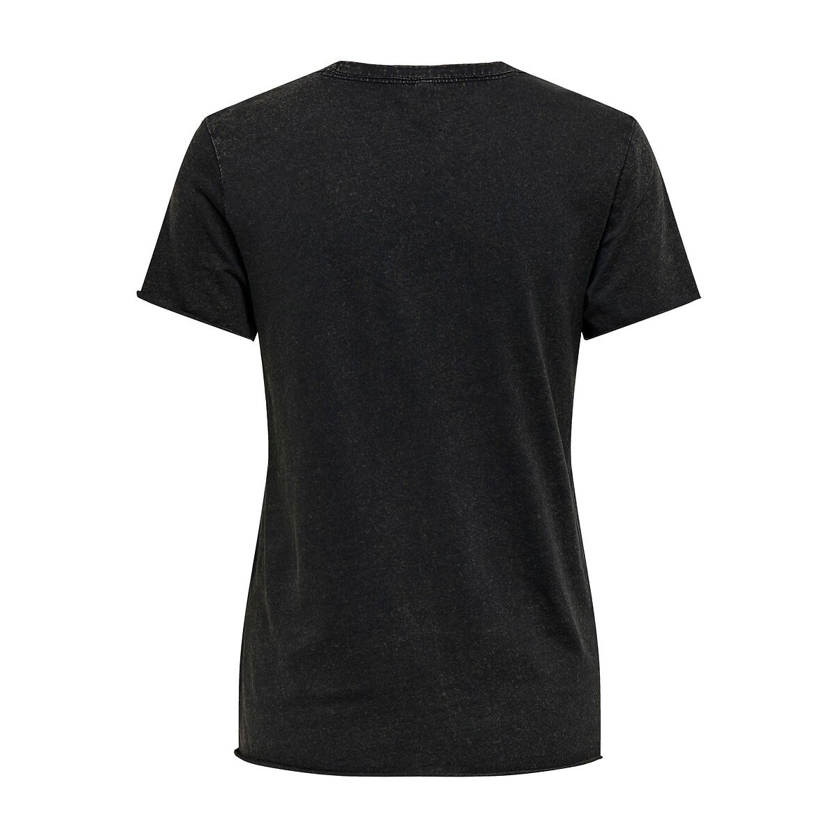 T-shirt col rond à motif noir/doré, ONLY
