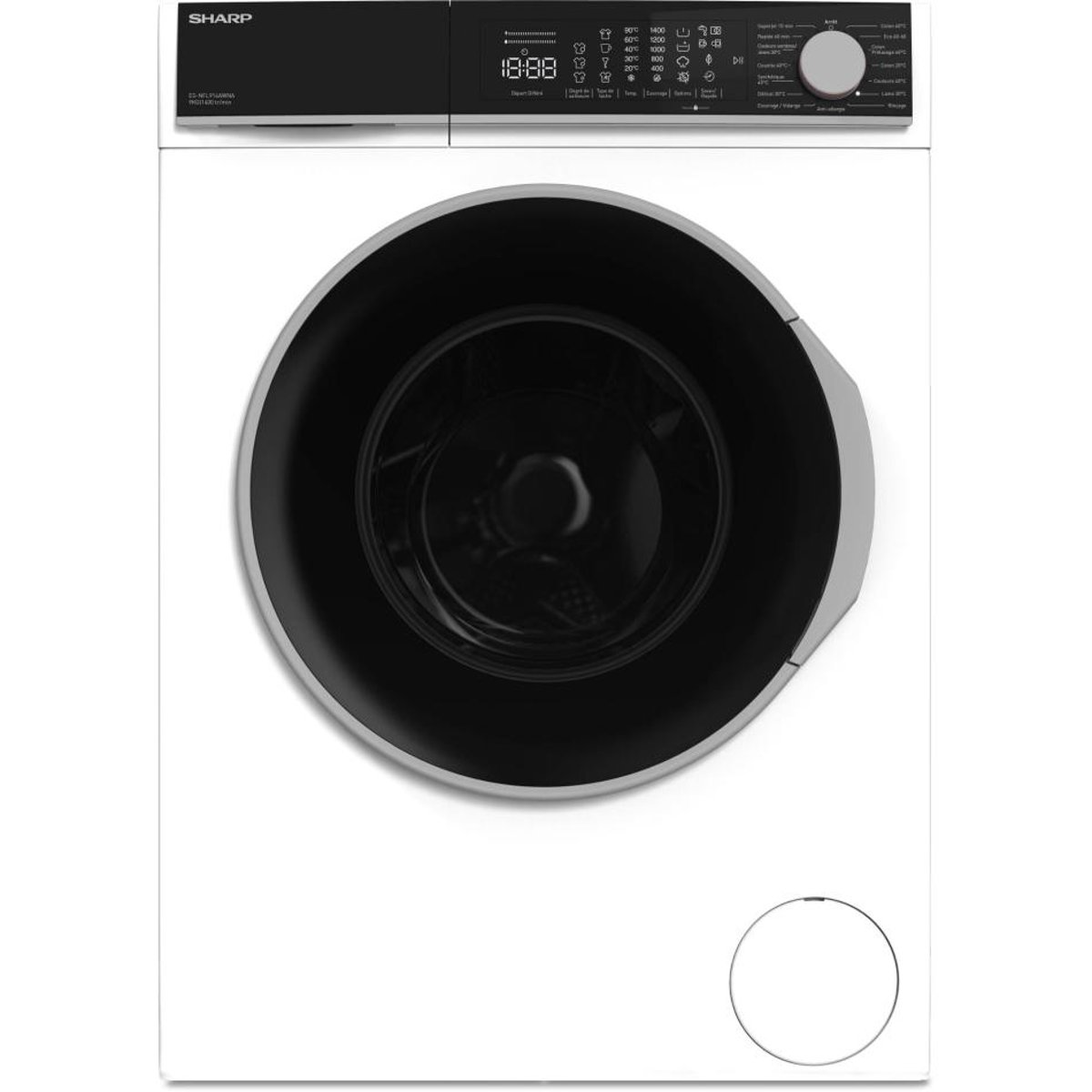Lave linge frontal ESNFL914AWNA blanc, SHARP