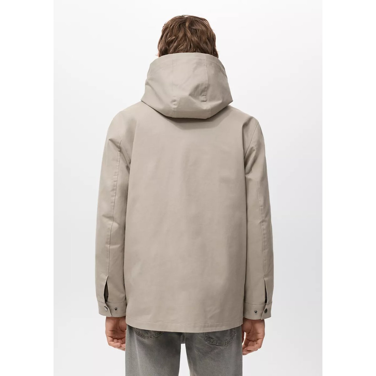 Parka matelassée avec veste intérieure amovible sable, MANGO MAN