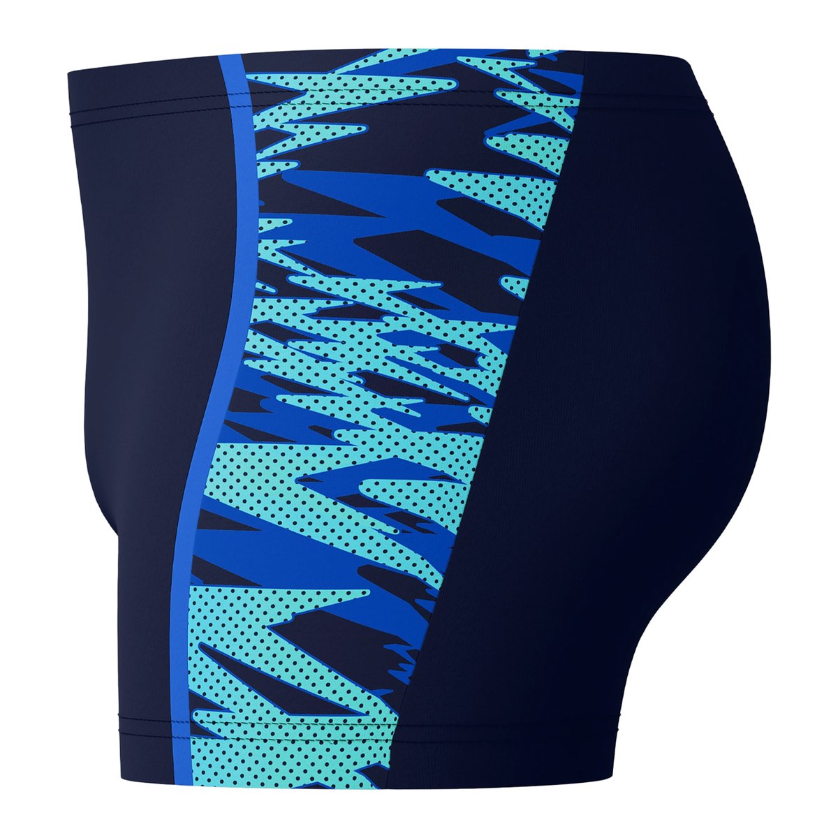 Short de bain motif/style panneau HYPERBOOM SPLICE bleu marine, SPEEDO