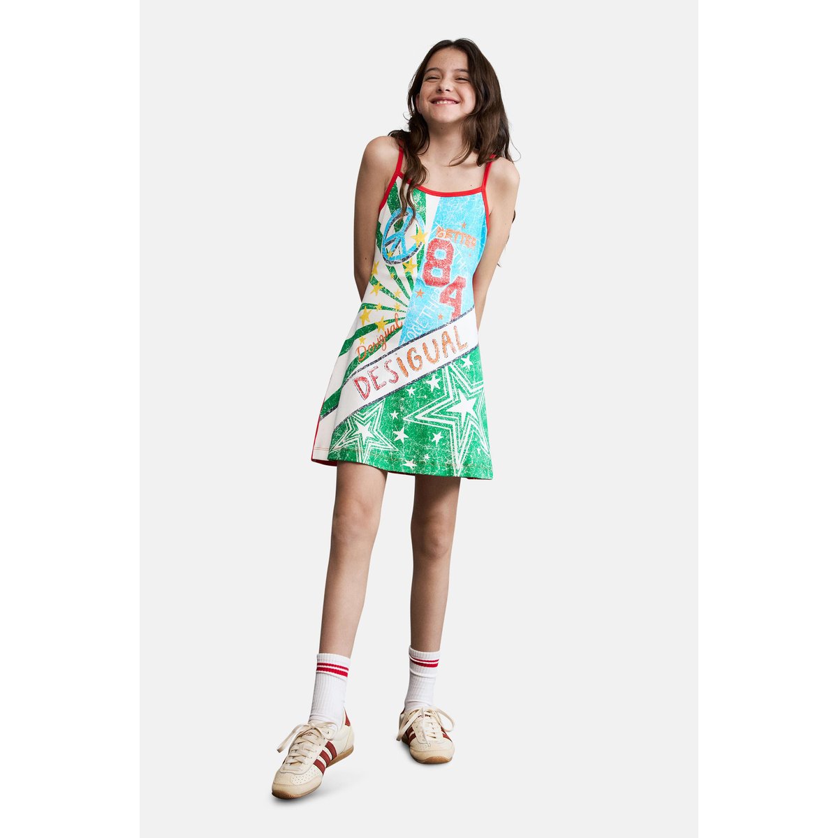 Robe imprimée multicolore multicolore, DESIGUAL